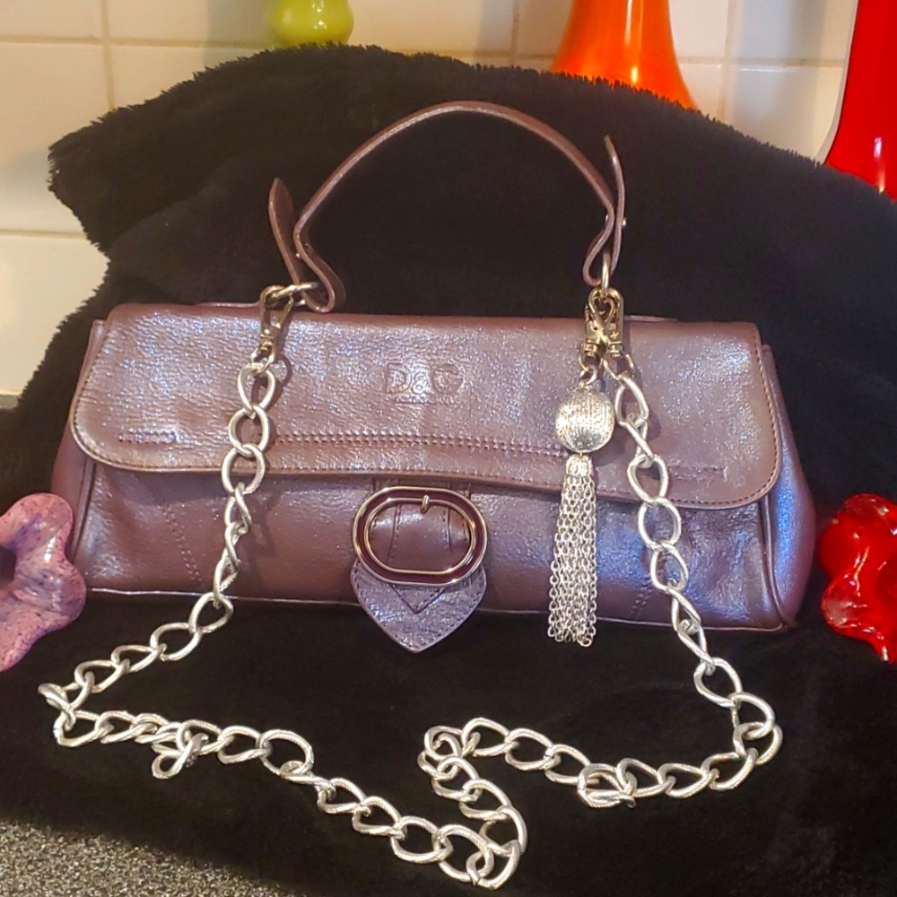 Dolce & Gabbana Bag With Chain Strap 2 Way Carry Top Handle Plus Sholder